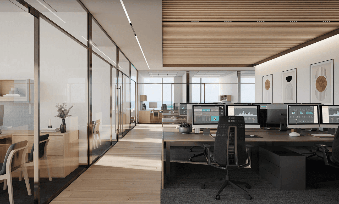 Smart vendor solution in modern office break room